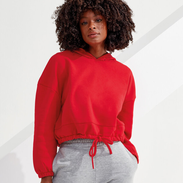 Women's TriDri® cropped oversize hoodie Thumbnail