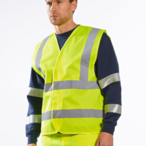 C470 - Hi-vis two-band-and-brace vest (C470) Thumbnail