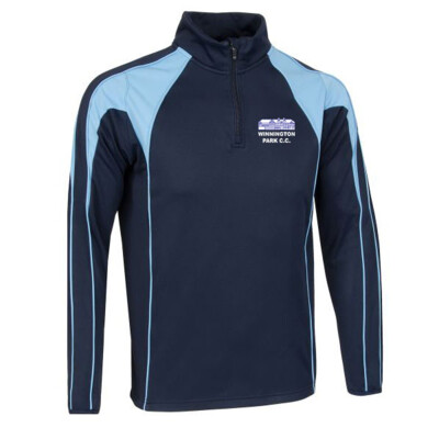 Winnington Park Cricket Club 1/4 Zip Training Top – Junior Thumbnail